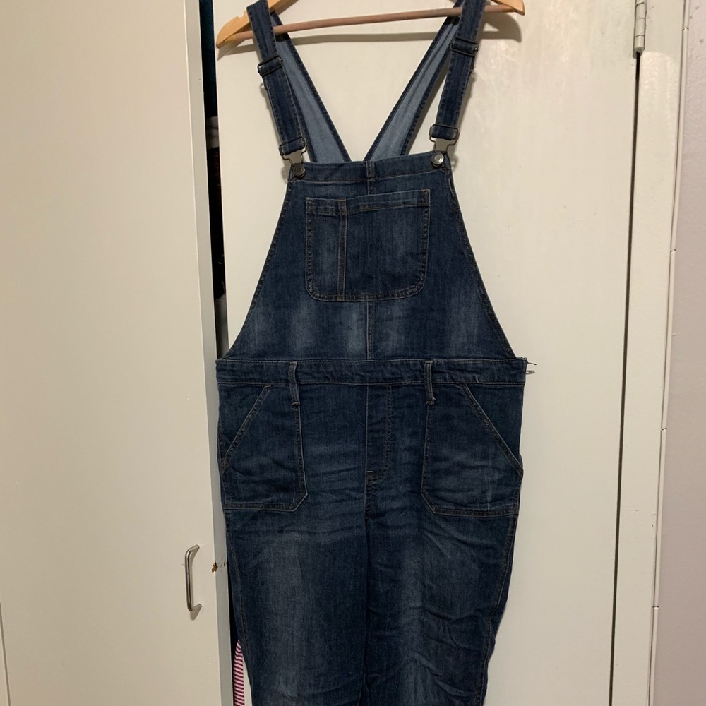 Dark Denim Overalls